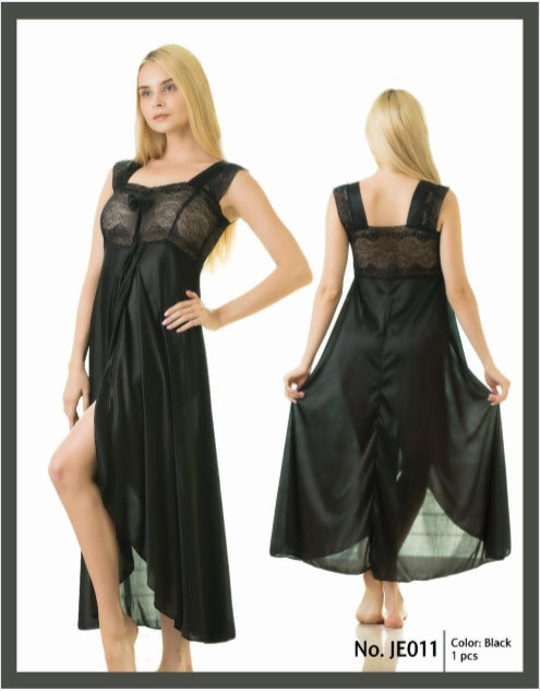 1 Pc cross cut long lingerie