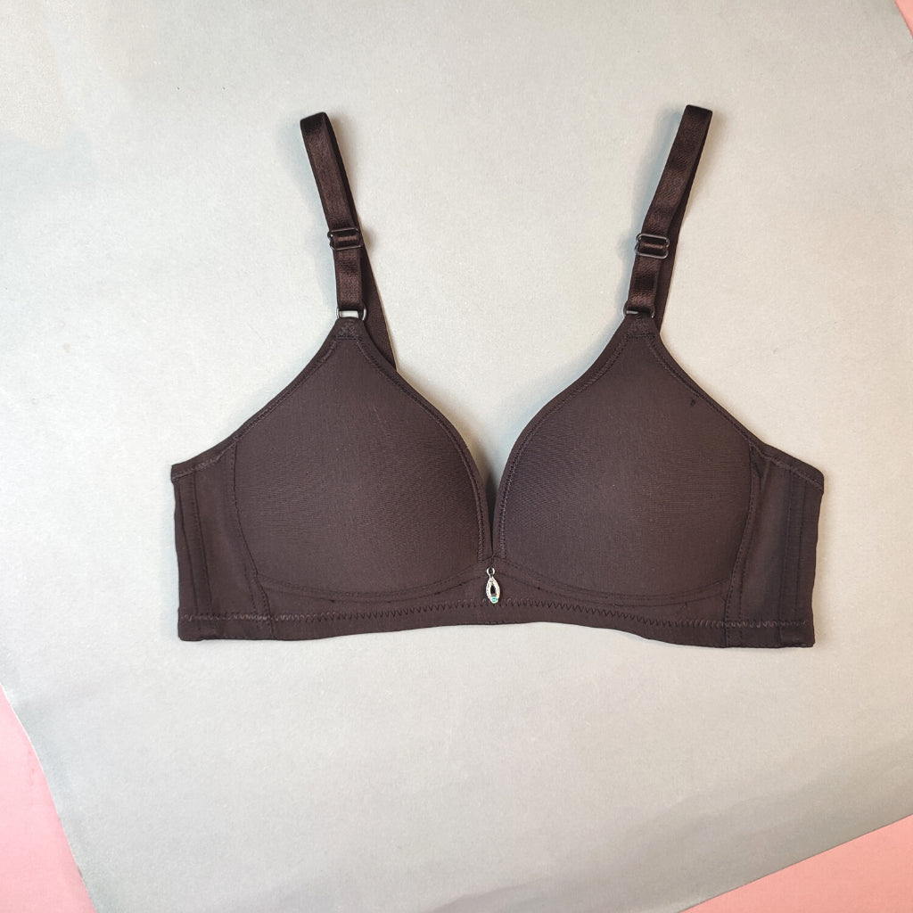 Elegant Single Padded Bra (Cotton) heavy bust