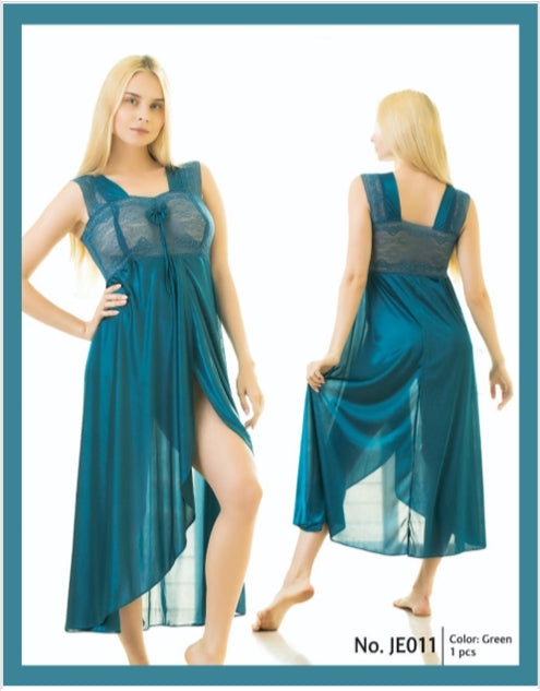 1 Pc cross cut long lingerie