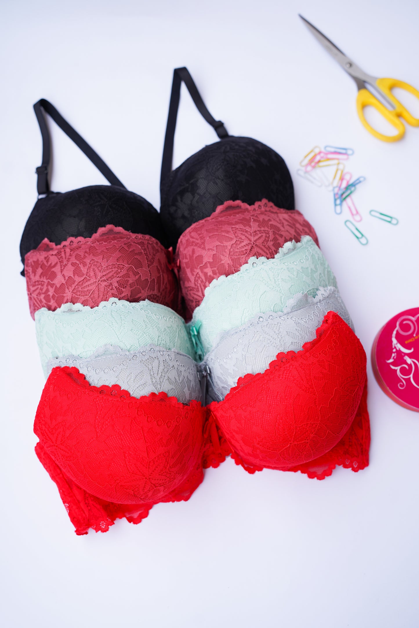 Full Lace cup and strap sexy bra