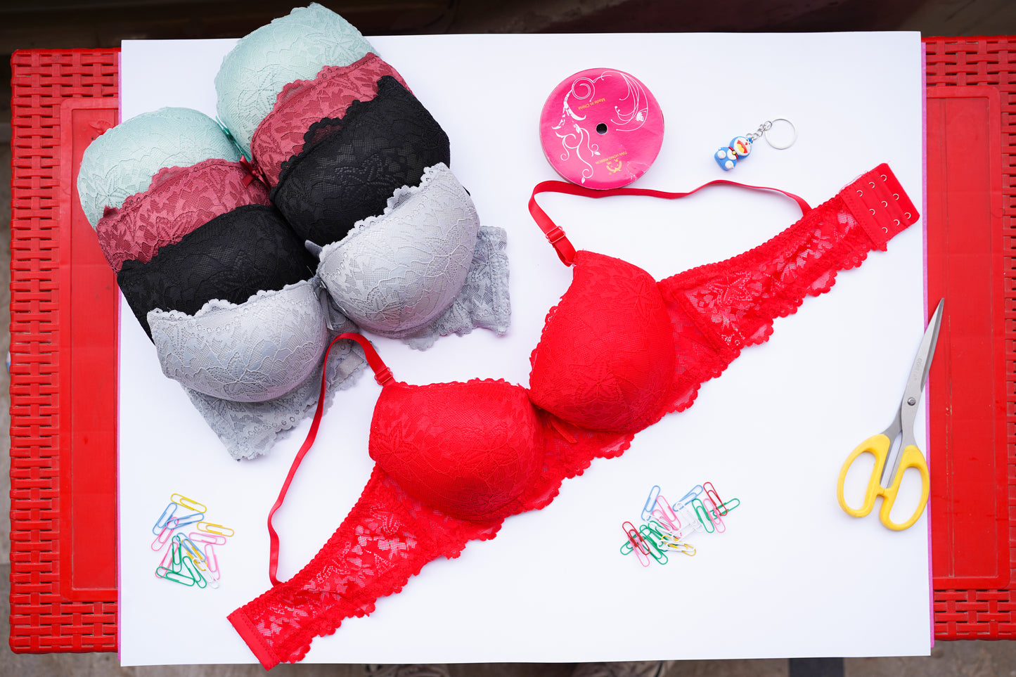 Full Lace cup and strap sexy bra