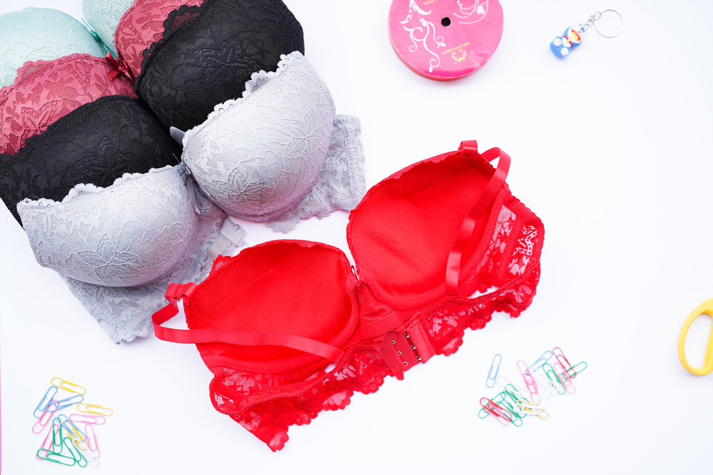 Full Lace cup and strap sexy bra