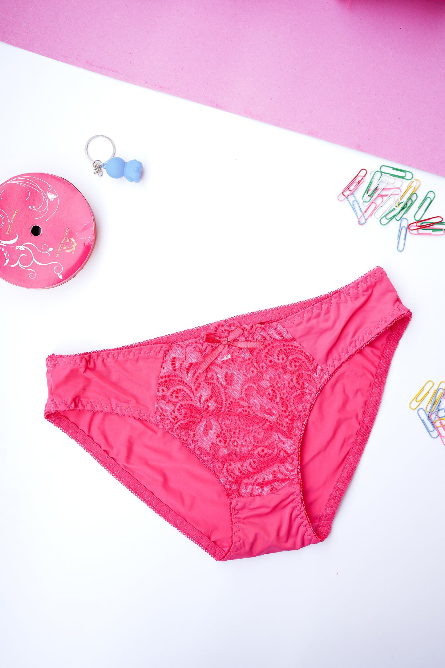 Embroided lace bridal set