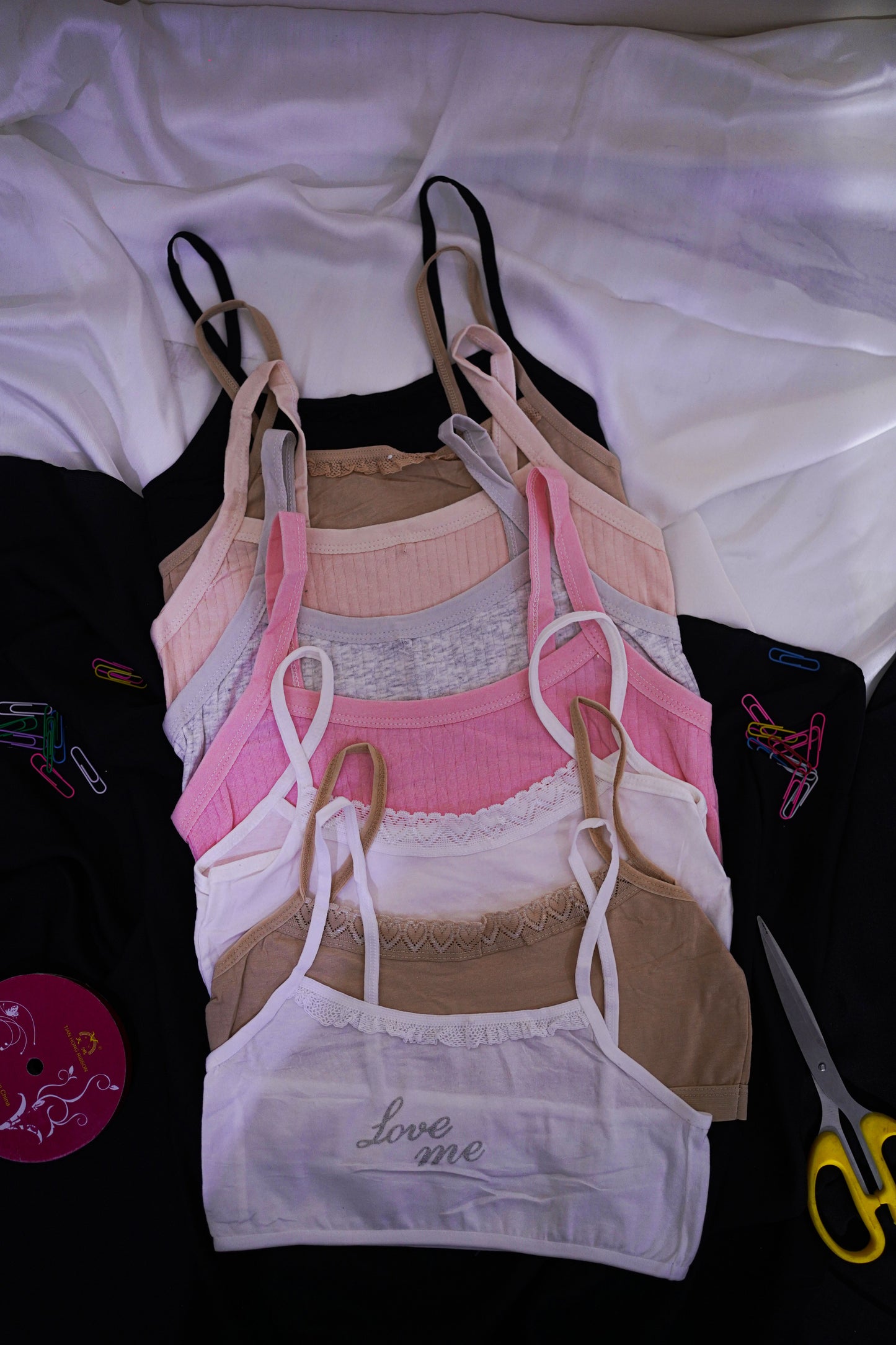 Cotton BeeDee for Girls-Coloured (pack of 2)