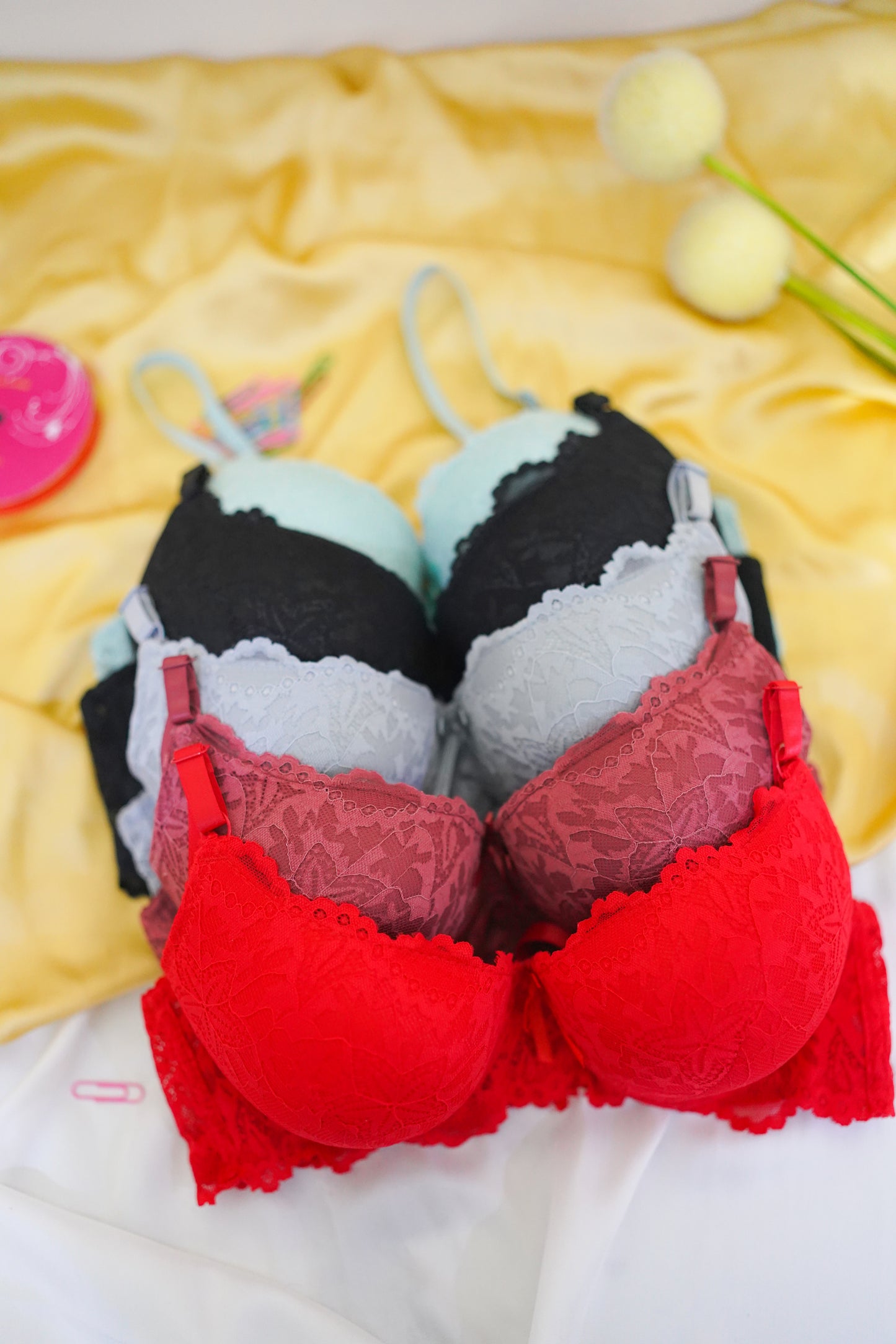 Full Lace cup and strap sexy bra