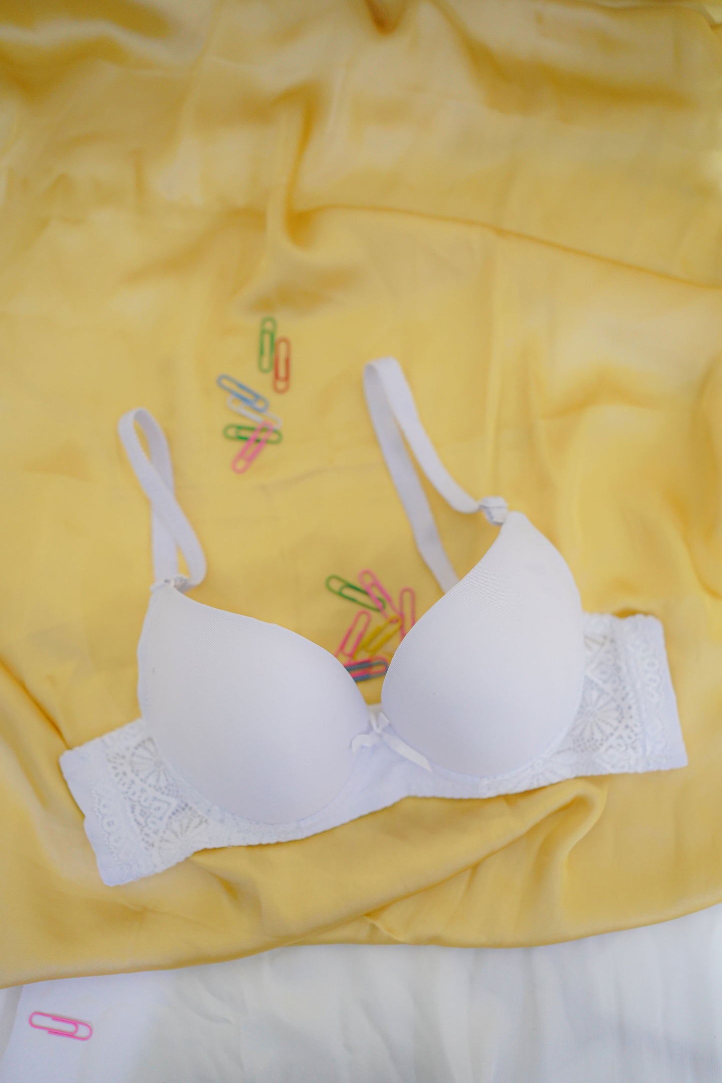 Side lace stylish bra-Thin Pad