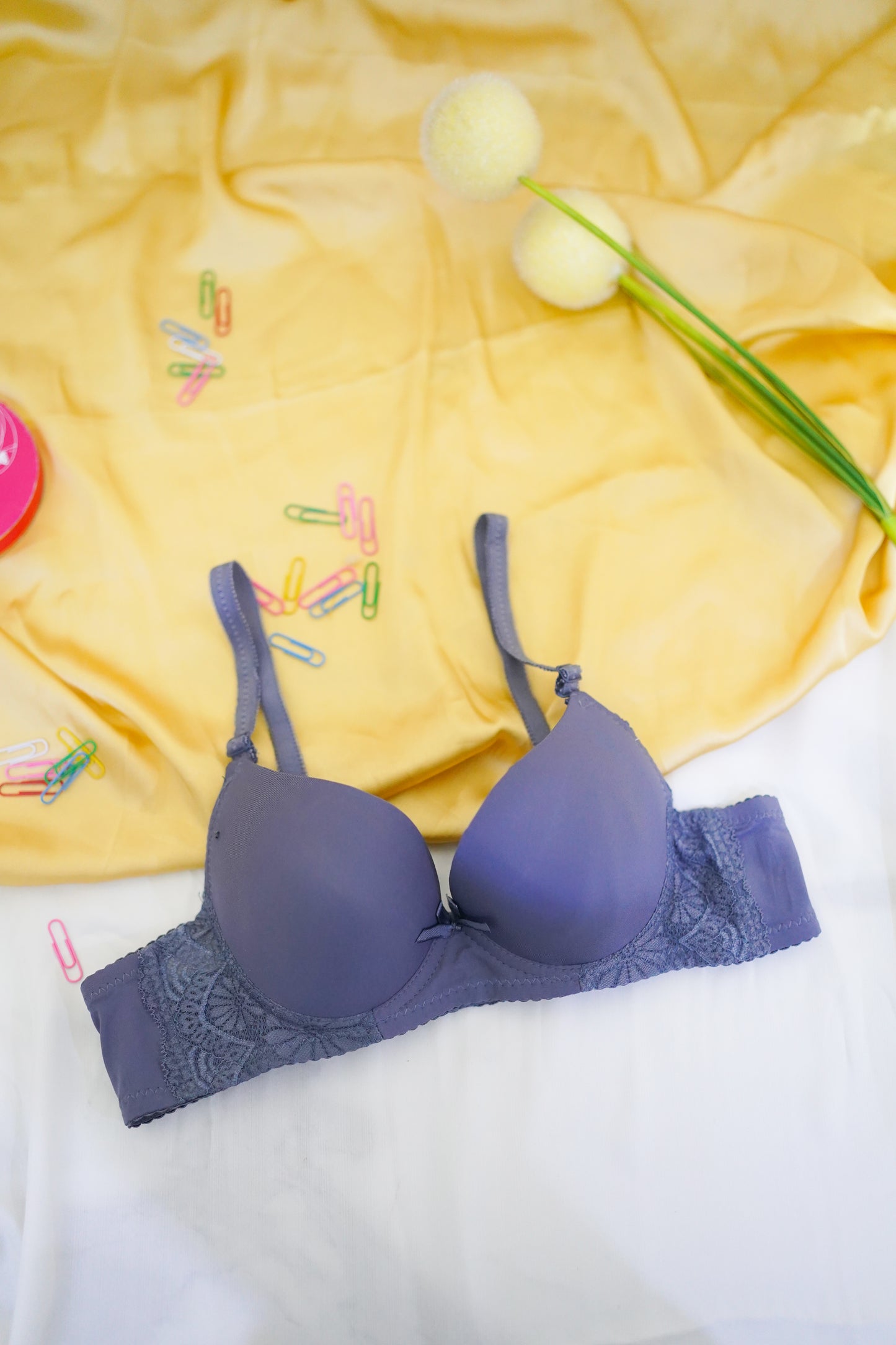 Side lace stylish bra