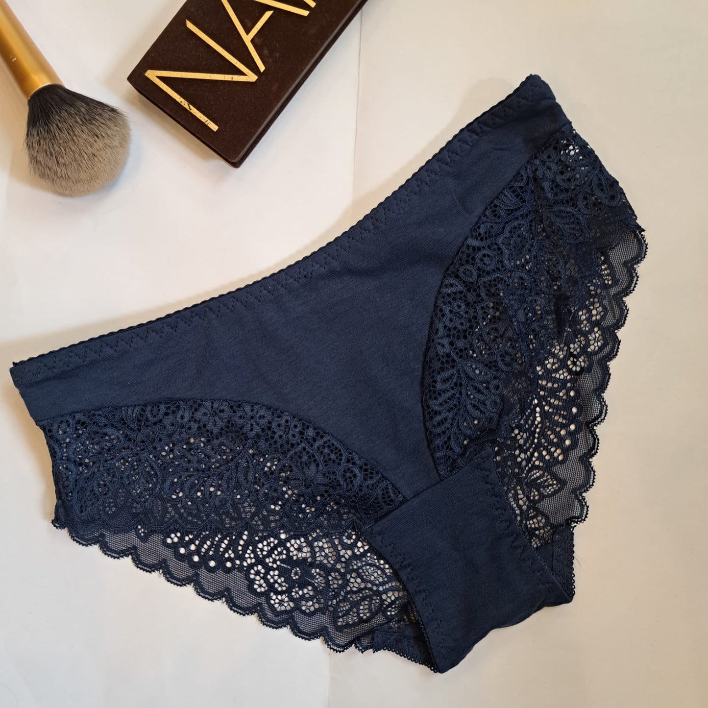 Front cotton back net panty