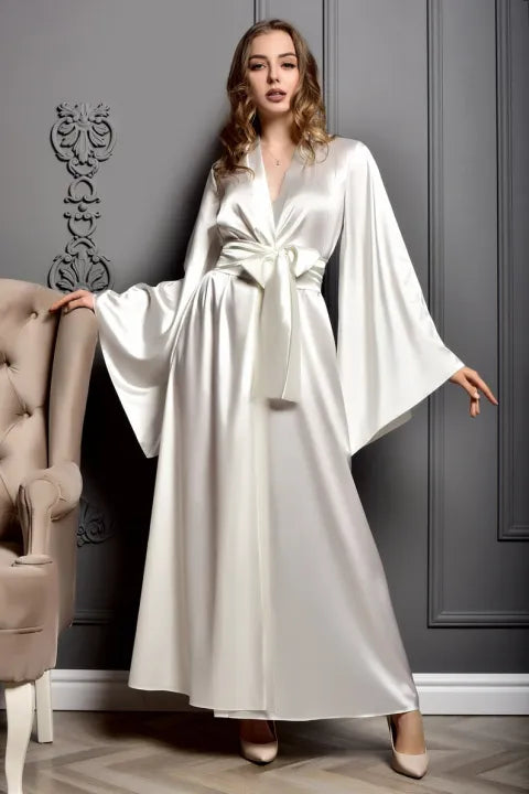 Satin Silk night gown with panty
