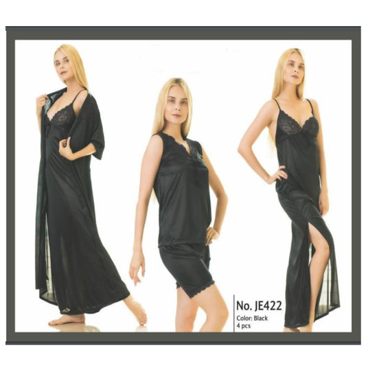 4 pc short and long inner with gown
