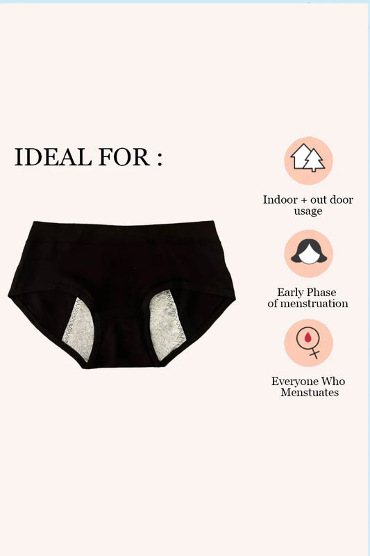 Leak proof layered period panty
