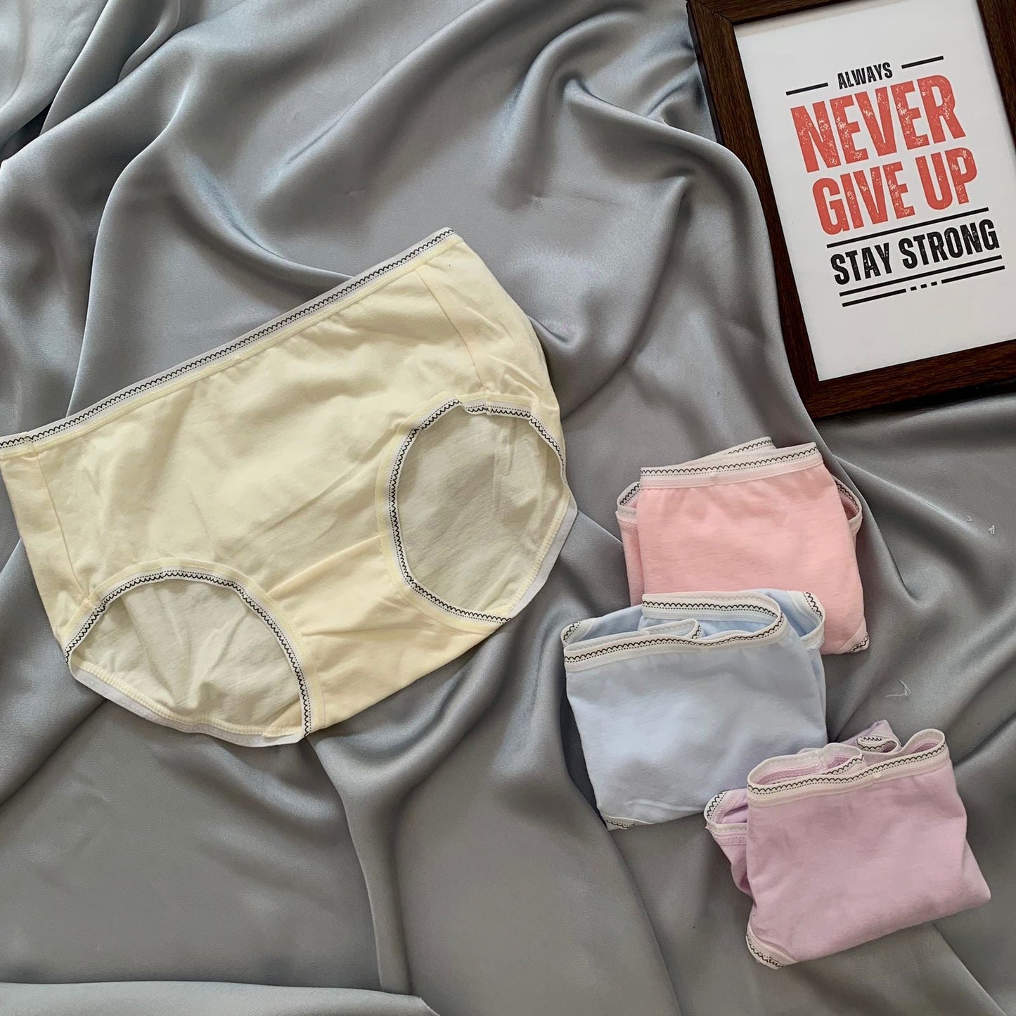 Daily wear cotton panty thin elastic