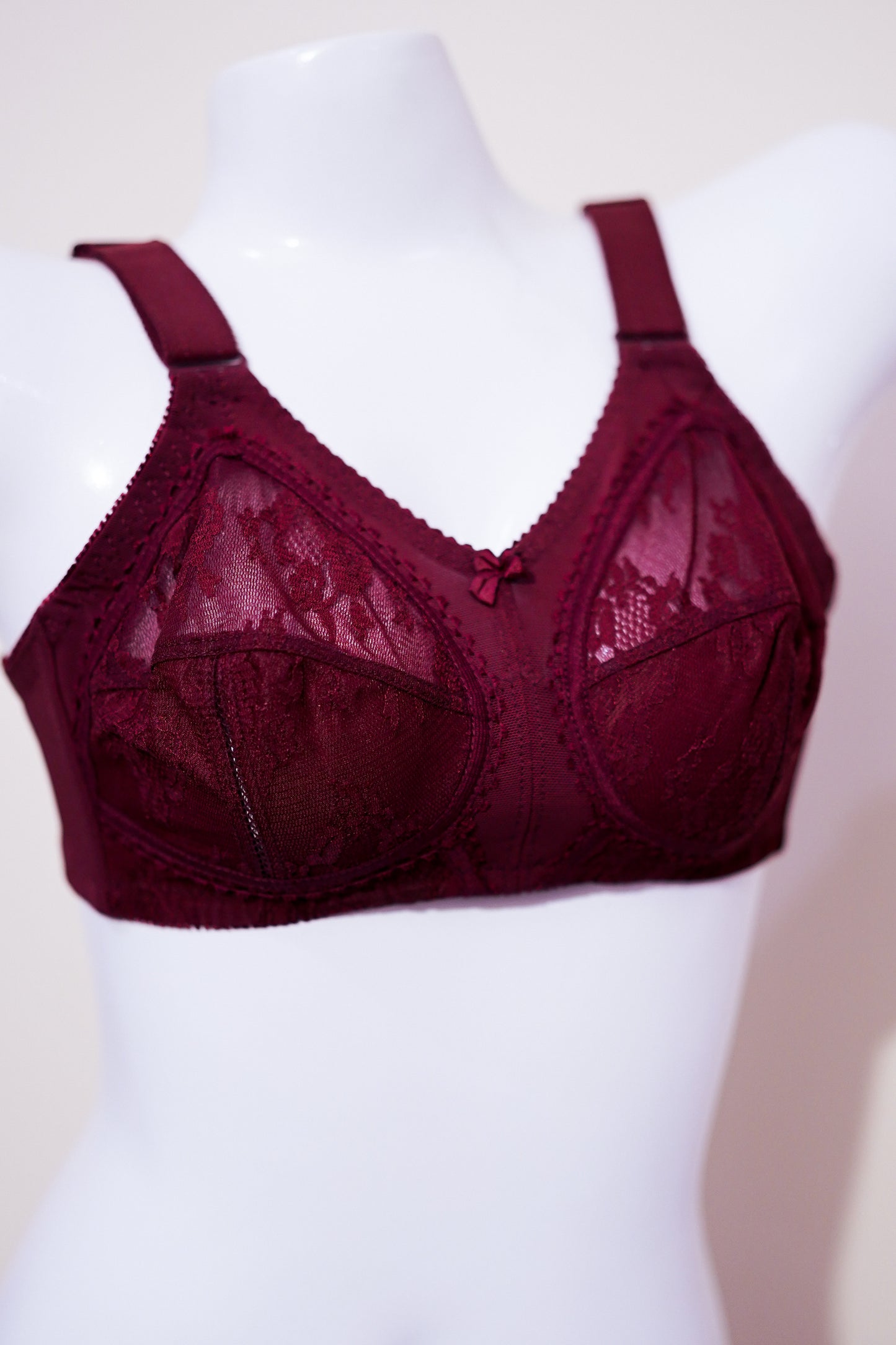 Premium Dourin Cotton Net full coverage bra-wire free