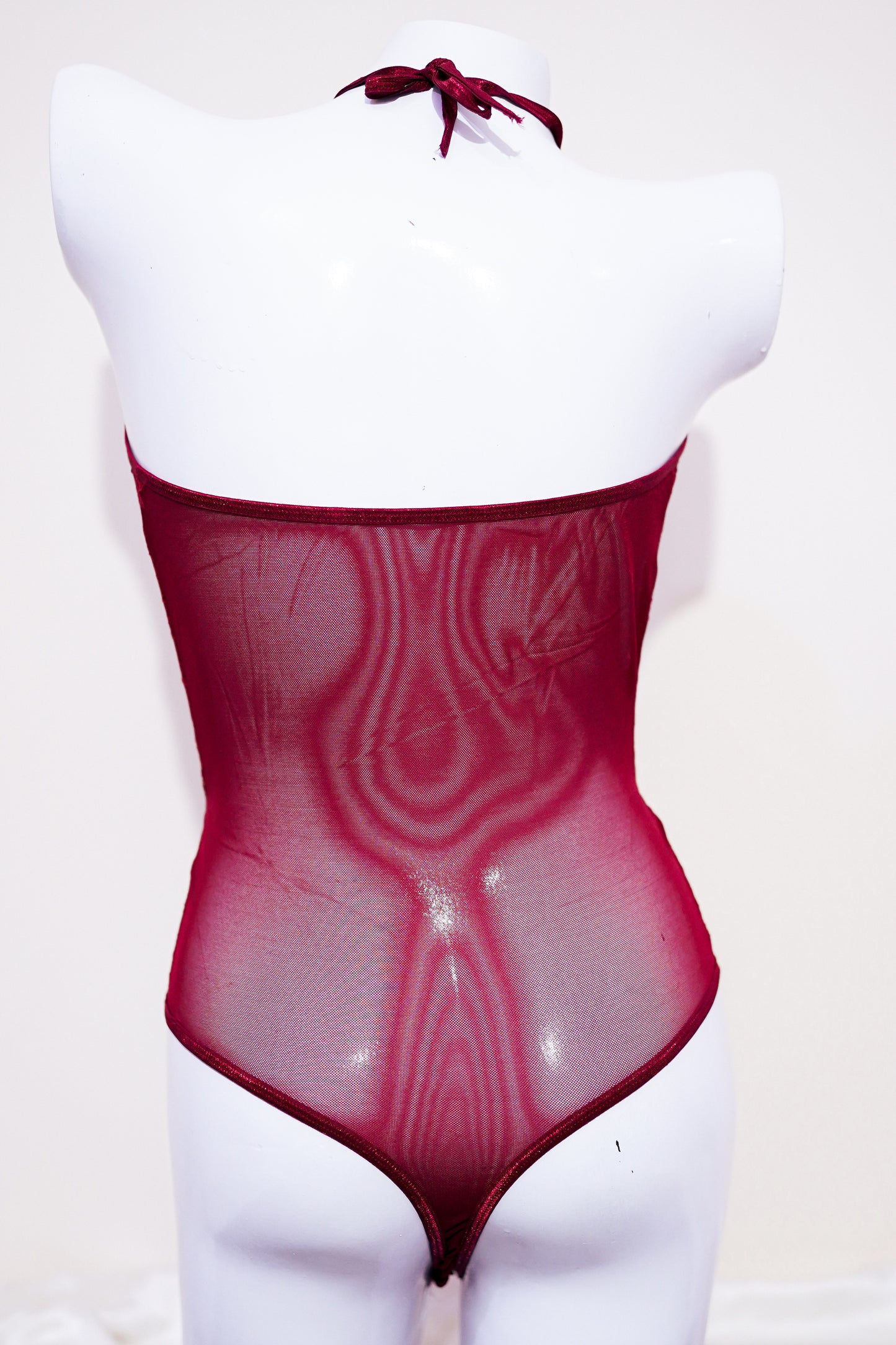 Mesh see through lace nighty