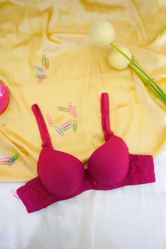 Side lace stylish bra