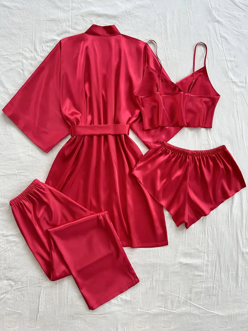 4 pc short and long inner with gown